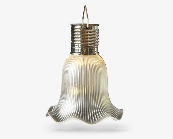 Solcelle blomst klar Ø.10,7 cm 