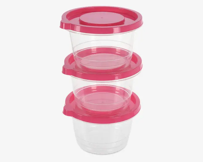 Opbevaringsboks Pink Sæt 3 stk.