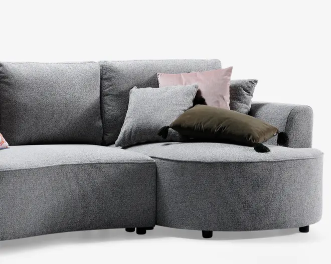 Sovesofa med chaiselong højrevendt