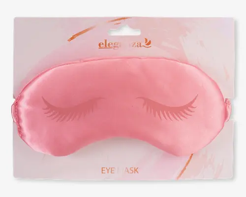 Sovemaske assorteret lyserød 18,5x9 cm