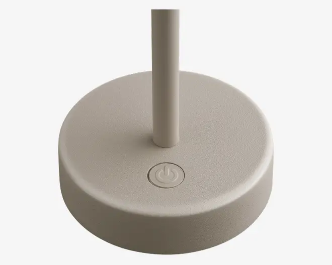 Bordlampe Ellen batteri beige