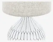 Bordlampe Bellariva H.36 cm