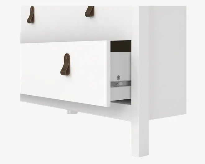 Kommode Madrid med 3 skuffer hvid