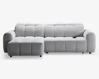 Sofa med chaiselong venstre relaxfunktion