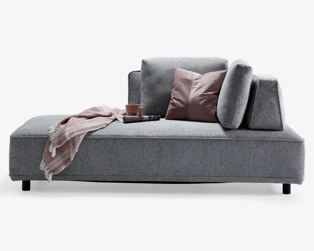Sofa/sovesofa med løse rygstykker