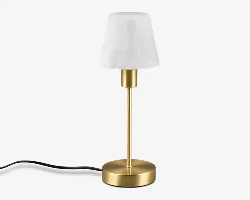 Bordlampe Luis II messing H.32 cm