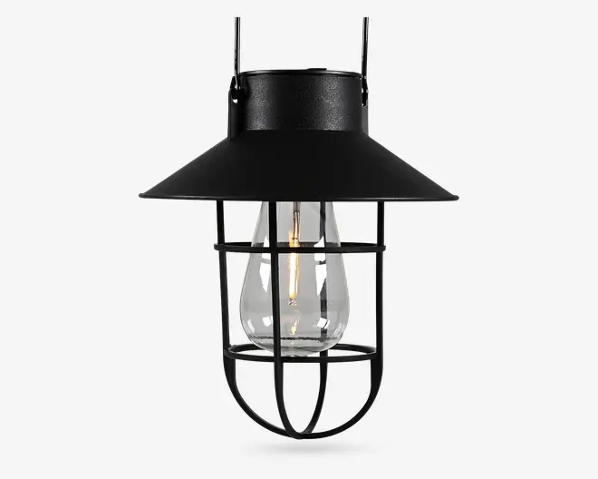 Solar lanterne sort Ø.18,3 cm 