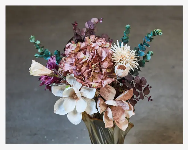 Stilk Magnolia Lyserød H.58 cm 