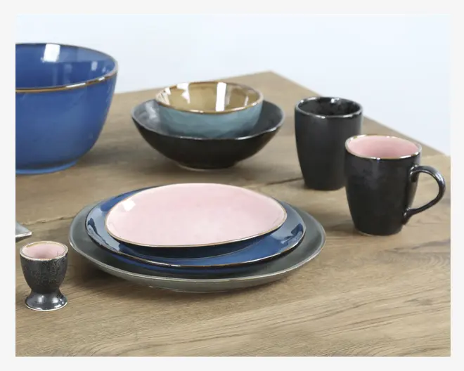 Middagstallerken Mat Grå Ø.28,5 cm