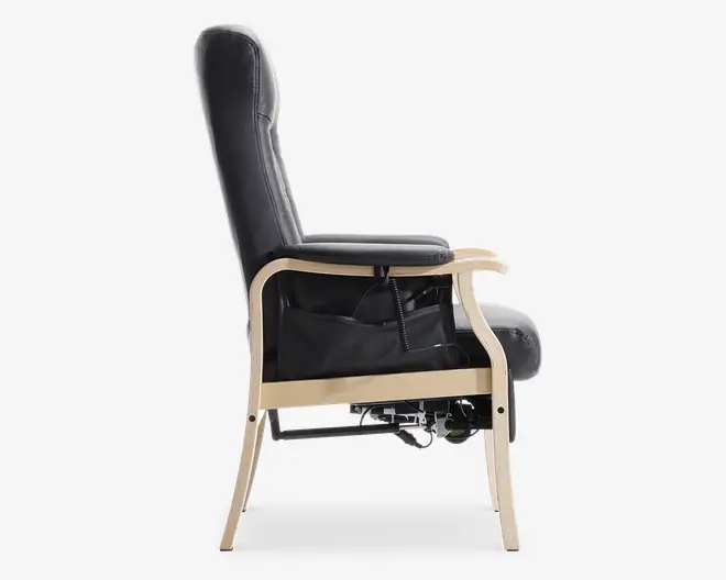 Otium stol sort/natur med sædeløft