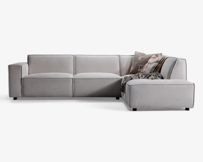 Sofa m/Open End Højrevendt Beige