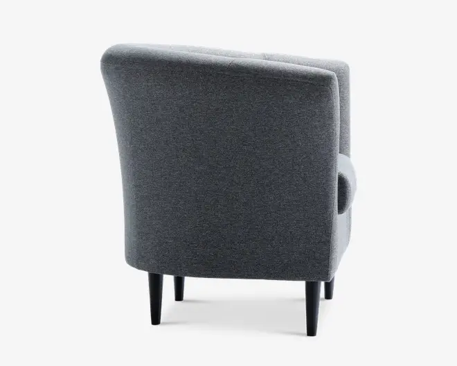 Lænestol Flash Grå Solid