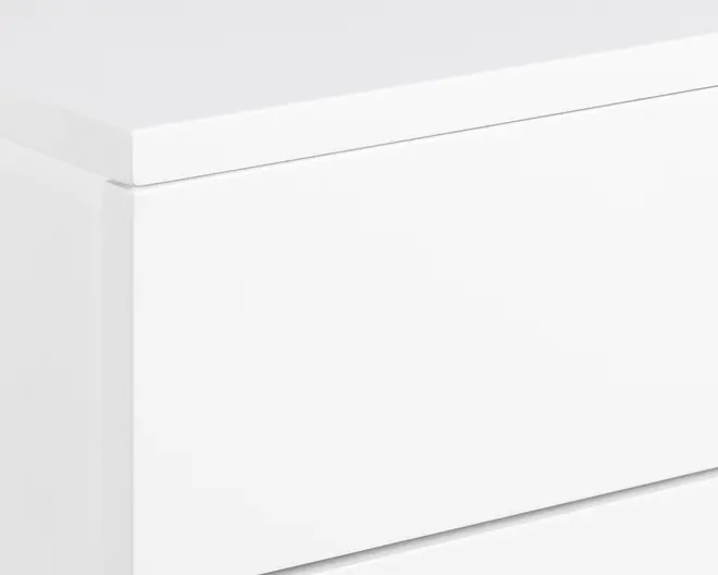 Sengebord Avignon med 2 skuffer hvid