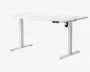Hæve-Sænkebord 80x160 cm Hvid/Hvid