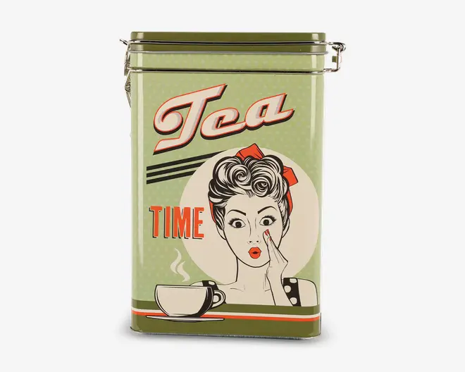 Kaffedåse retro ass H.18 cm 