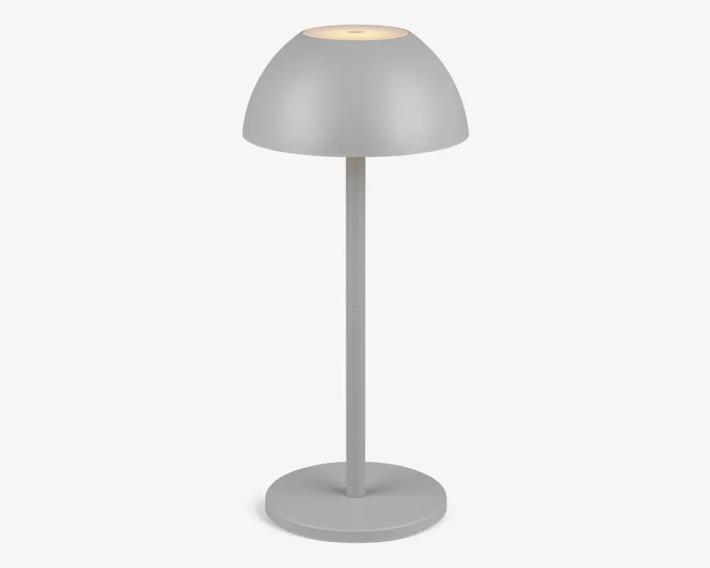 Bordlampe Ricardo grå H.30 cm 