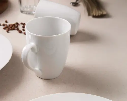 Café krus hvid 30 cl 4 stk.