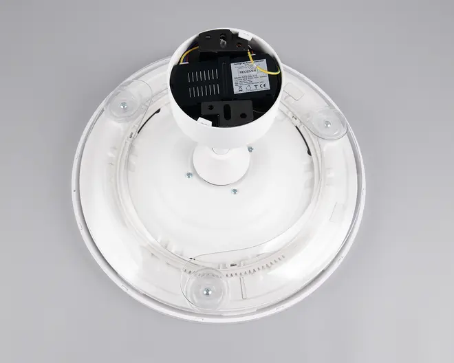 Loftlampe med indbygget ventilator