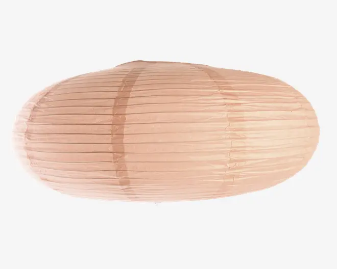 Rispapirlampe rosa Ø.50 cm 