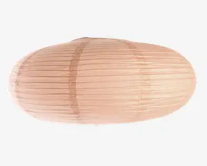 Rispapirlampe rosa Ø.50 cm 