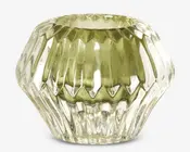 Fyrfadsstage grøn Ø.9 x H.7 cm