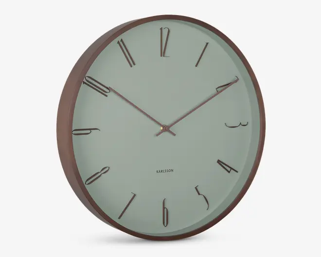 Vægur Scandia grøn Ø.40 cm