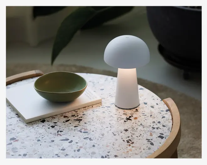 Bordlampe Move Me hvid LED H.21,5 cm