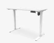 Hæve/sænkebord 60x120 cm hvid/hvid