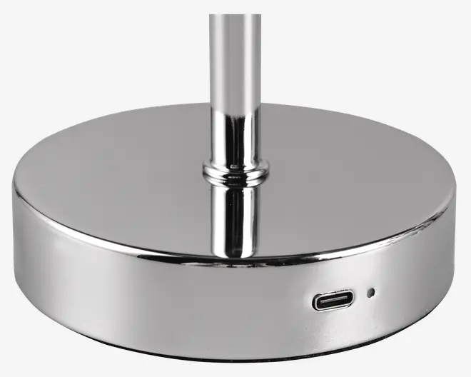 Bordlampe Jeff krom H.30 cm 