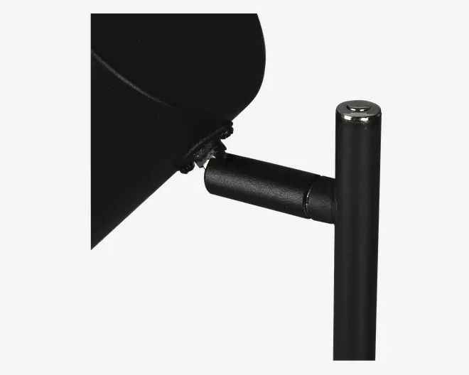 Gulvlampe Blake mat sort H.125 cm