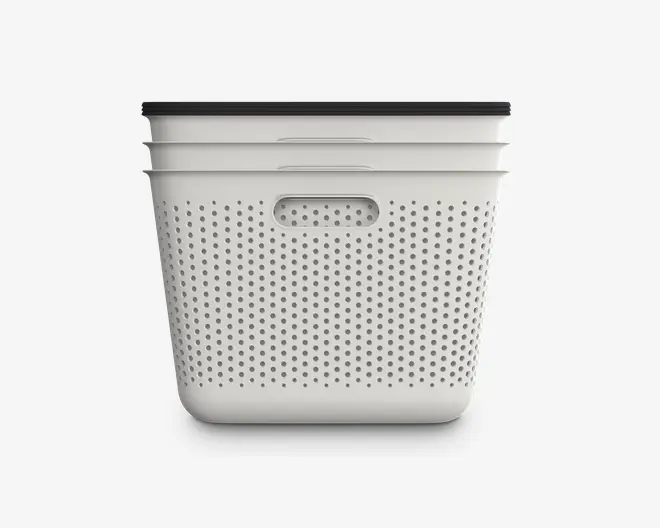 Kurv Basket Hvid 45 L