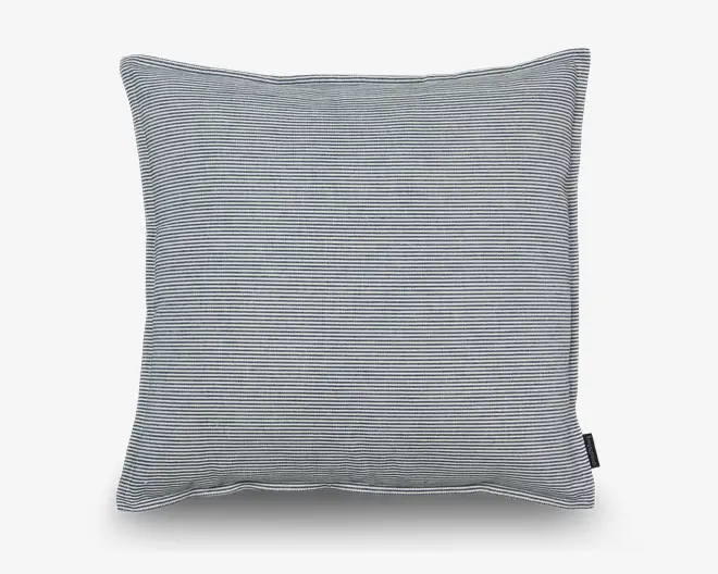 Pude Striber Blå Bomuld 50x50 cm