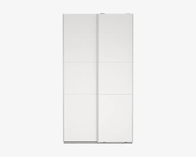 Garderobeskab Case hvid B. 119 x H. 221 cm