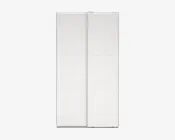 Garderobeskab Case hvid B. 119 x H. 221 cm