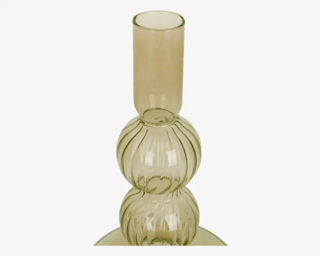 Lysestage Bubbles Mosgrøn H.16 cm 