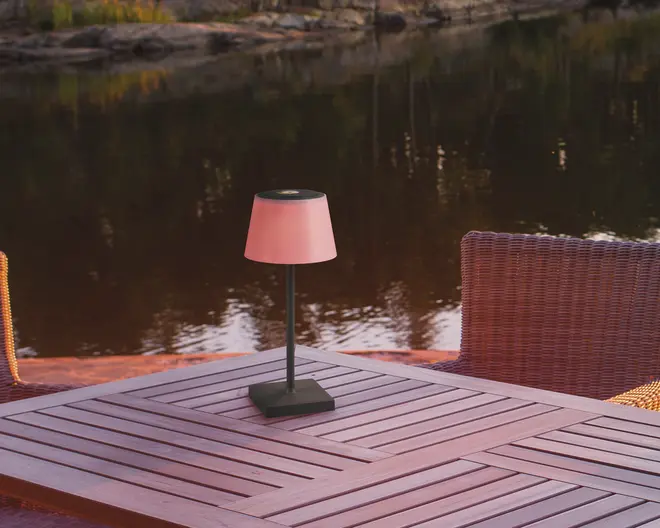 Bordlampe Sanchez antracit H.30 cm