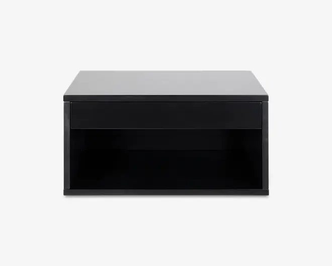 Sengebord Cholet med 1 skuffe sort