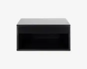 Sengebord Cholet med 1 skuffe sort