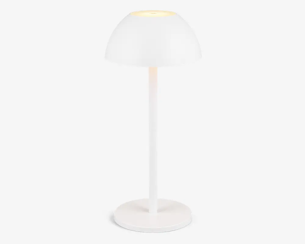 Bordlampe Ricardo mat hvid H.30 cm 