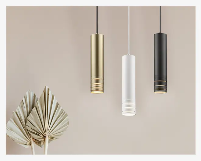 Pendel Tubex Mat Hvid H.26 cm