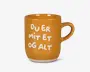 Krus 'Du er mit et og alt' gul
