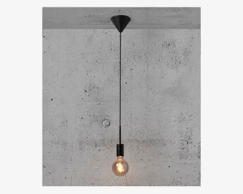 Loftlampe Paco Sort