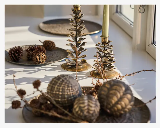 Fad deko struktur guld Ø.30 cm 