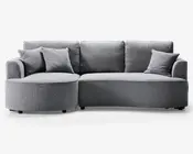 Sovesofa med chaiselong venstrevendt