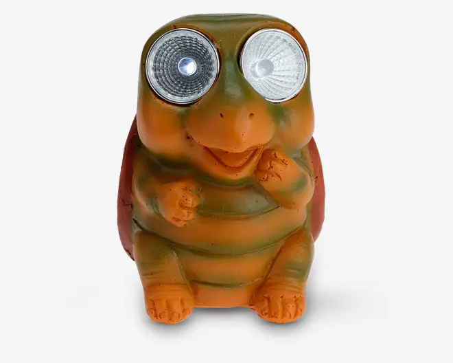 Havedyr solcelle ass H.9 cm