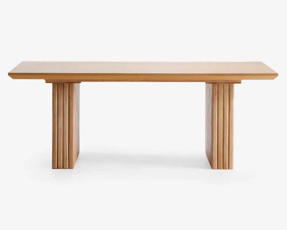 Sofabord natur eg 60x120 cm