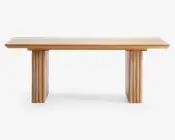 Sofabord natur eg 60x120 cm