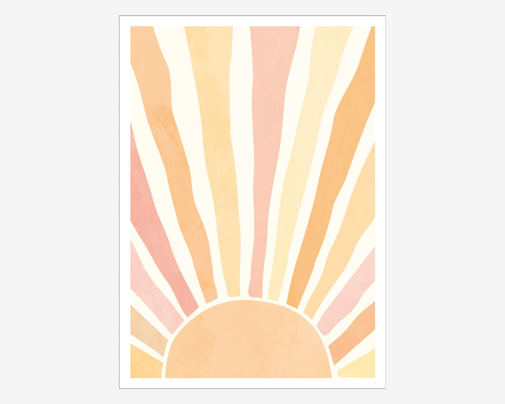 Plakat Boho Sunrise A5