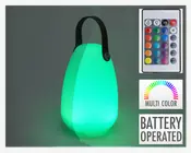 Bordlampe Genopladelig H.20,5 cm