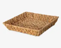 Kurv flettet firkantet 30x30 cm 